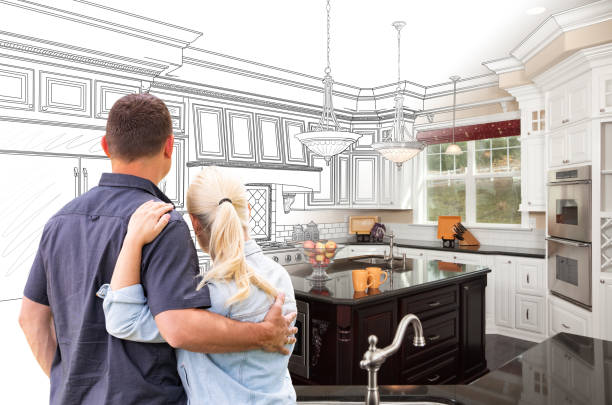 Professional Cabinet Refacing technician working in Hamburg, MN